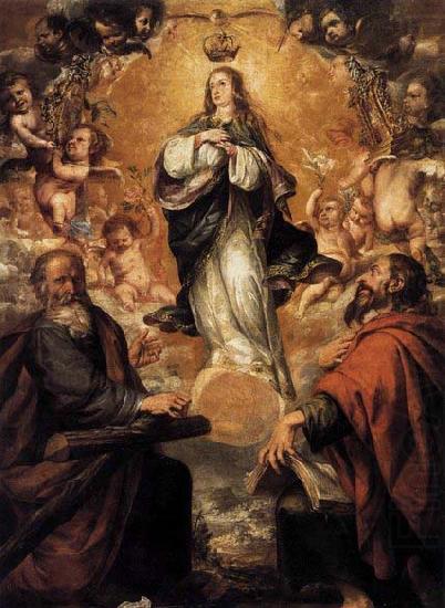 Virgin of the Immaculate Conception with Sts Andrew and John the Baptist, unknow artist
